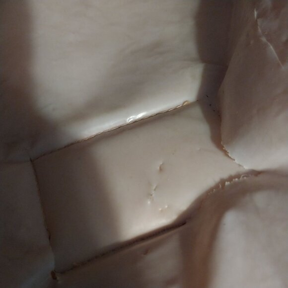 Vintage MOD Hippy Flower Power Tote Bag With Plastic Lining  Shopping Purse - Picture 7 of 7